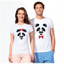 Paired T-shirts Pandas 50, 54