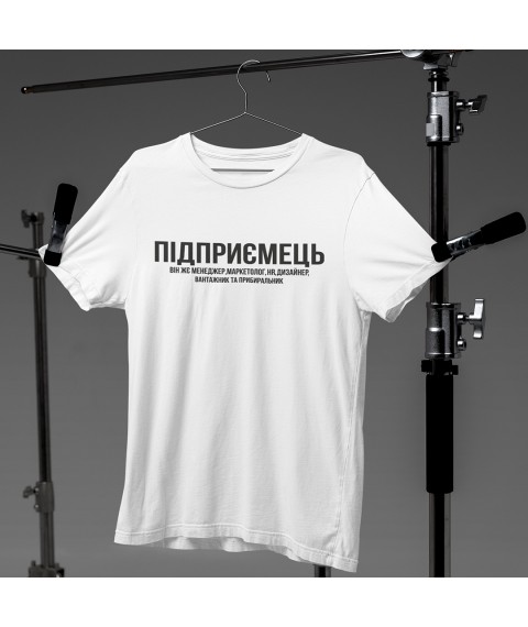 T-shirt with print "Pіdpreemets"