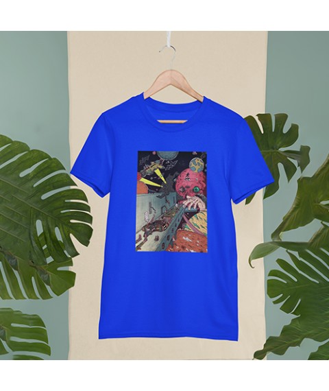 Men's T-shirt Monsters L, Blue