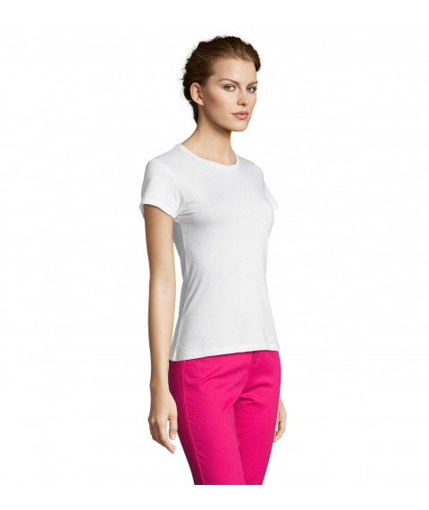 Women's white T-shirt Miss XL