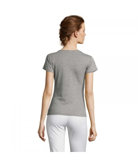 Women's T-shirt gray melange Miss