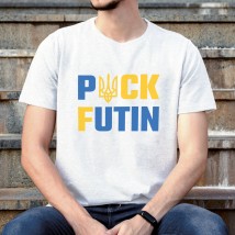 Men's T-shirt Fak Putin 3XL, White