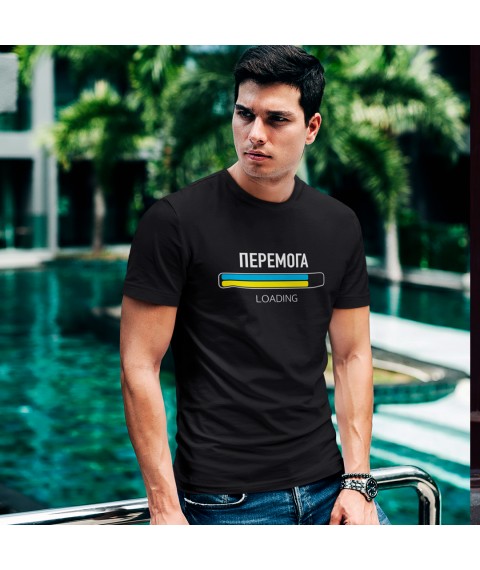 T-shirt Peremoga Loading 3XL, Black