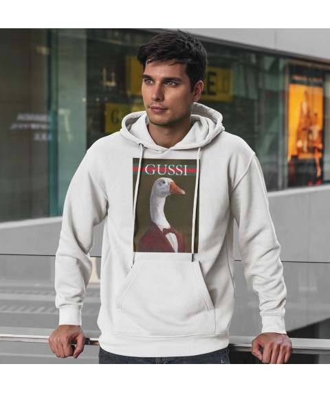 Hoodie Gussi White, S