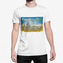 Men's T-shirt Ukraine Kharkov postcard White, 3XL