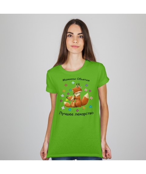 T-shirt for mom. Green, S