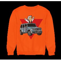 Sweatshirt Merch Vlad a4 Gelik 106cm-116cm, Orange