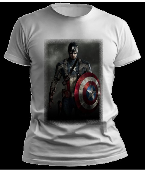 Мужская футболка. Капитан Америка XXL