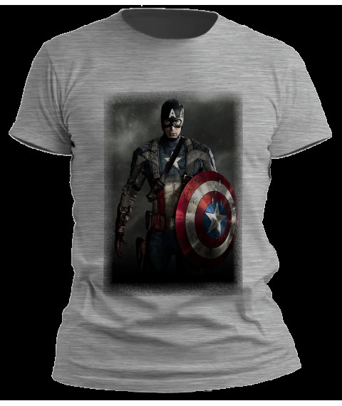 Мужская футболка. Капитан Америка