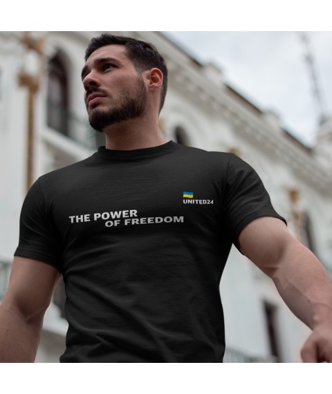 T-shirt "The Power of Freedom" Black, 3XL