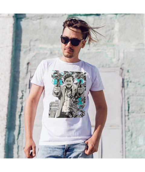 Pablo Escobar L Print T-shirt