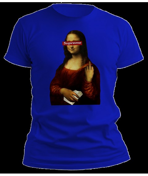 Herren T-Shirt Supreme Mona Blau, XXL