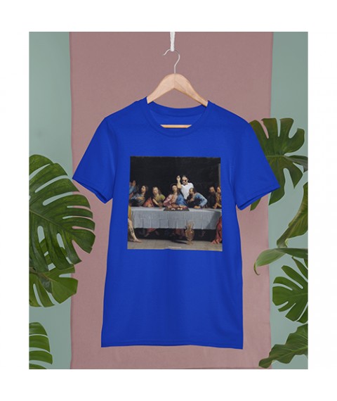 Men's T-shirt "Evening" M, Blue