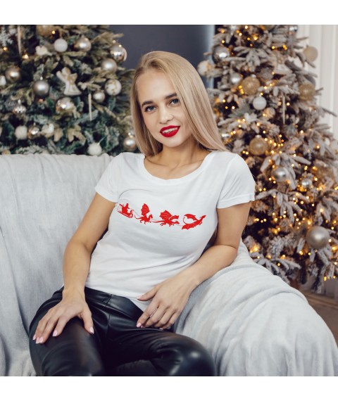 New Year's T-shirt new Santa XXL