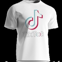 Футболка белая для мальчиков Tik Tok на рост 142-152 см