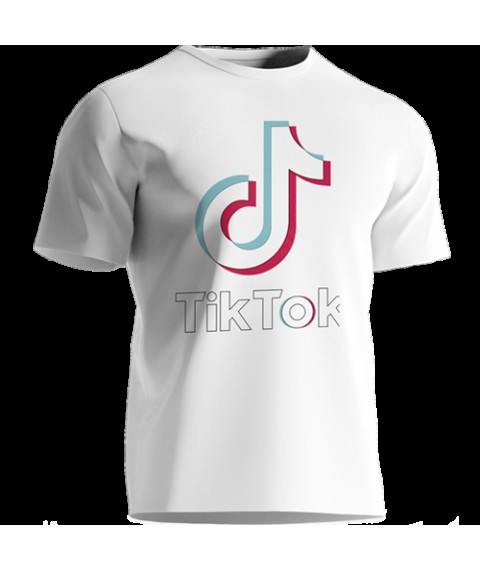 Футболка белая для мальчиков Tik Tok