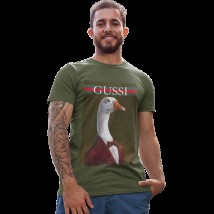 Men's T-shirt Gussi Khaki, XXL