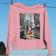 Mickey Mouse Sweatshirt Pink, S