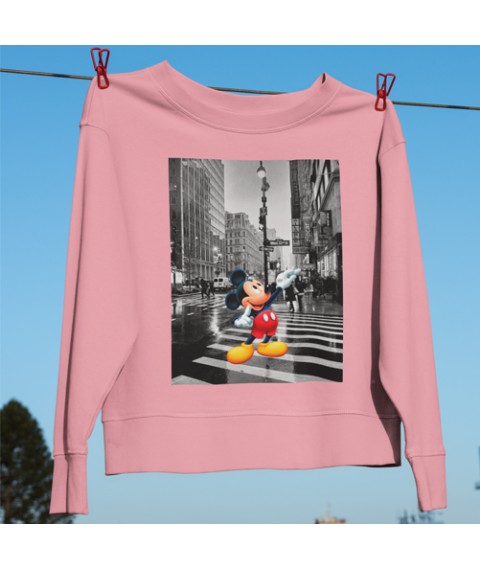 Mickey Mouse Sweatshirt Pink, M