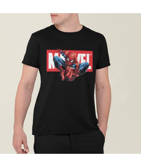 Men's T-shirt Marvel Spiderman Black, L