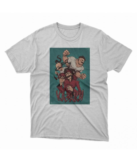 Men's T-shirt 3 Cossacks. 3XL
