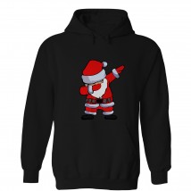 Women's Santa Claus hoodie Black, S