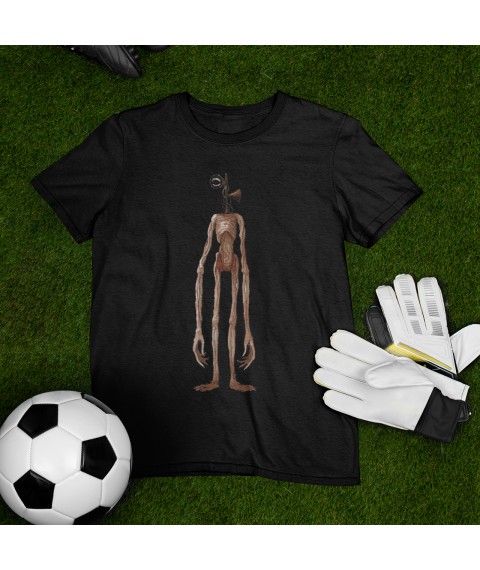 T-shirt Siren Head 10 years (130cm-140cm), Black