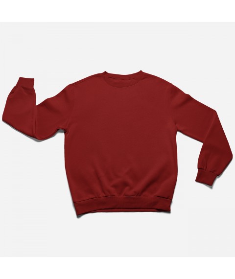 Unisex sweatshirt burgundy M