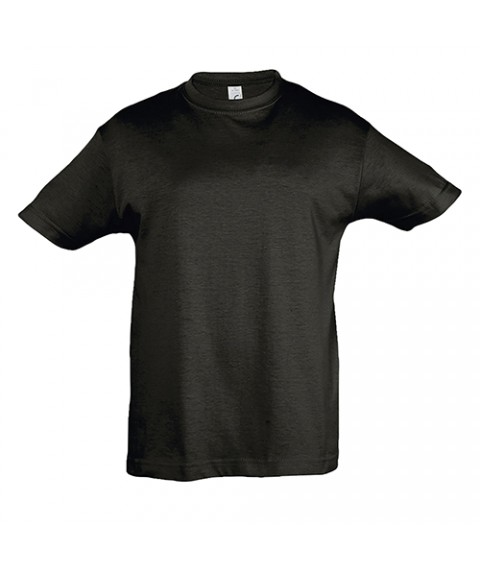 Детская черная футболка 10 лет (130см-140см)