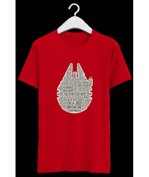 Men's T-shirts.STAR WARS1 Red, XXL
