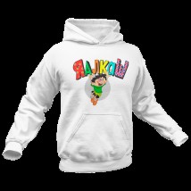 Unisex hoodie I'm Alkash insulated with fleece White, L