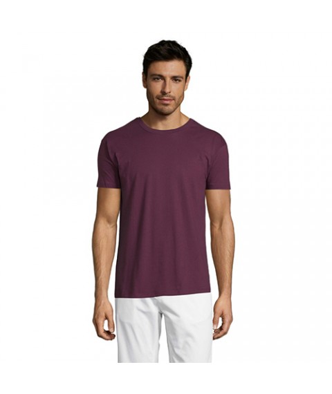 Men's burgundy Regent XL T-shirt