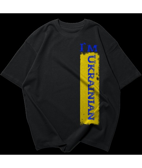 Oversized T-shirt I`m UKRAINIAN L