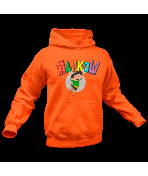 Unisex hoodie I'm Alkash insulated with fleece Orange, 2XL