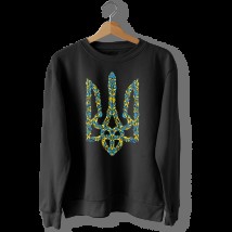 Black sweatshirt "Quick Trident of Ukraine"