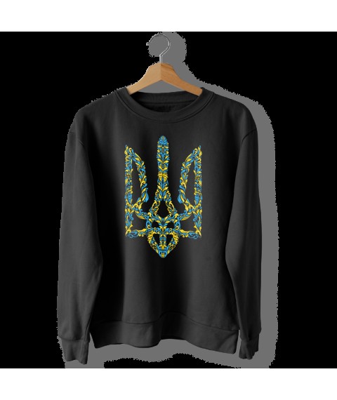 Black sweatshirt "Quick Trident of Ukraine" M