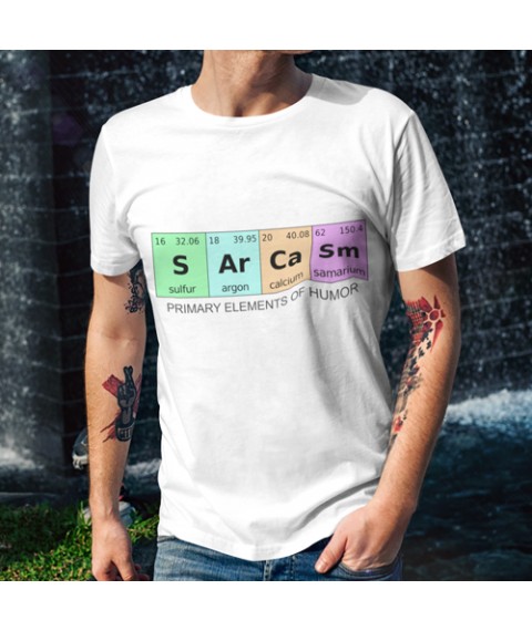 Sarcasm T-shirt 2XL, White