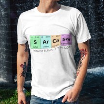 T-shirt Sarcasm S, White