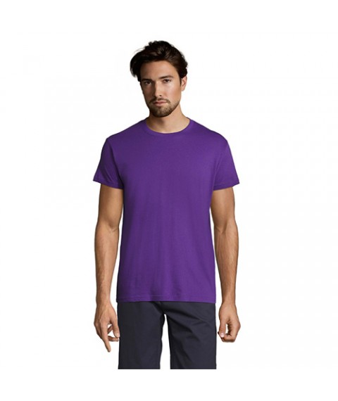 Men's dark purple T-shirt Regent XXL