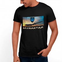 Men's T-shirt Bayraktar Black, 2XL