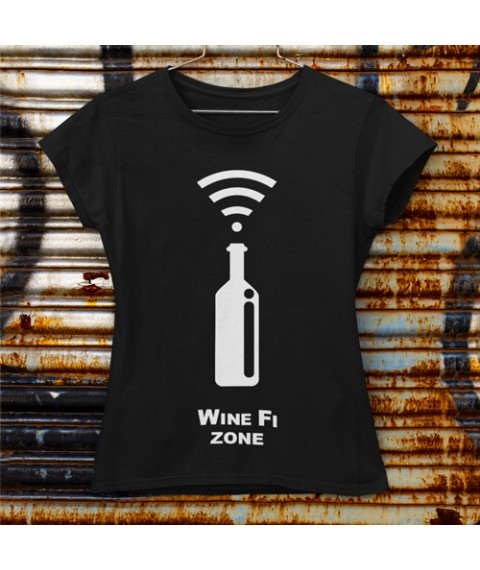 Women's T-shirt Wine zone Black, L