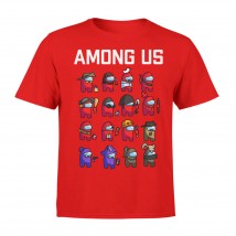 Children's T-shirt Amongi Red, 142cm-152