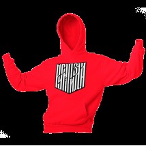 Unisex hoodie Rusnya without insulation Red, 2XL