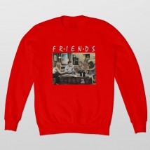 Свитшот. FRIENDS Красный, XL