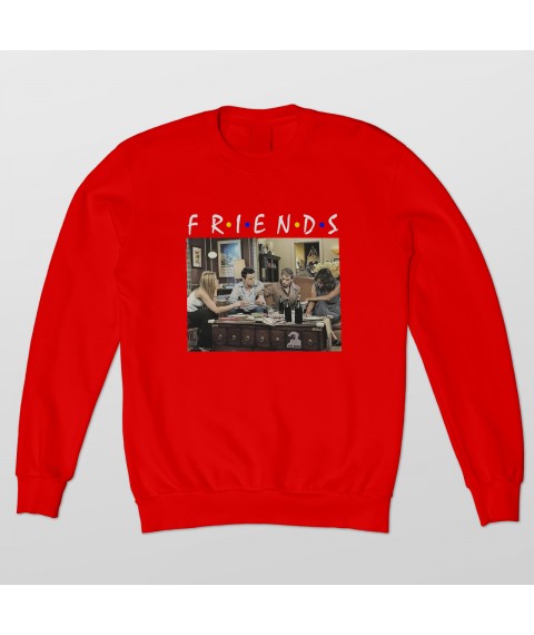 Свитшот. FRIENDS Красный, XL