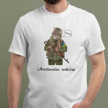 White men's T-shirt Ukrainian kit 3XL