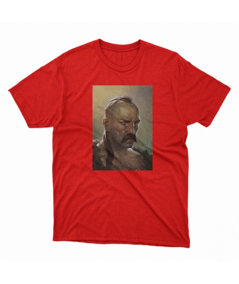Men's T-shirt Kozak Sirko. Red, M