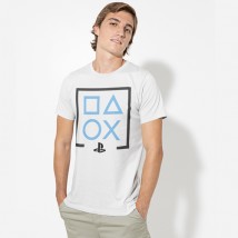 Playstation T-shirt White, 3XL, 190