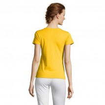 Women's yellow T-shirt Miss