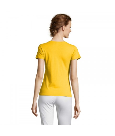 Women's yellow T-shirt Miss
